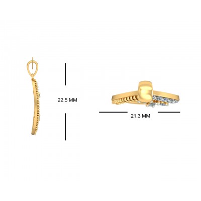 Tara Diamond Pendant In Gold 